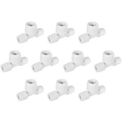 Hep2o Wavin Té Réduit Double Extrémité 22mm Hd18/22w Pour Tube 90° Lot De 10 - Publicité Hep2o Wavin Té Réduit Double Extrémité 22mm Hd18/22w Pour Tube 90° Lot De 10 - Publicité