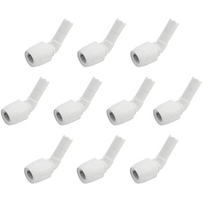 Hep2o Wavin Coude 45° 10mm Hd8/10w Pour Tube Polybutylène 23mm 2 Pièces Lot De 10 - Publicité Hep2o Wavin Coude 45° 10mm Hd8/10w Pour Tube Polybutylène 23mm 2 Pièces Lot De 10 - Publicité