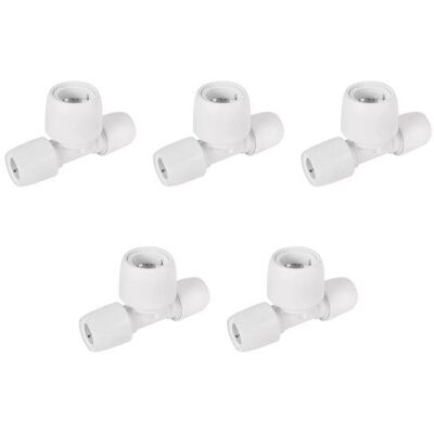 Hep2o Wavin Té Réduit Double Extrémité 22mm Hd18/22w Pour Tube 90° Lot De 5 - Publicité Hep2o Wavin Té Réduit Double Extrémité 22mm Hd18/22w Pour Tube 90° Lot De 5 - Publicité