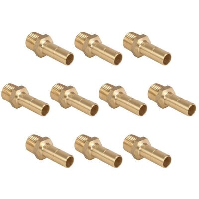 Hep2o Wavin Raccord Droit 15mm He31/15w Pour Tube Polybutylène 0° 2 Pièces Lot De 10 - Publicité Hep2o Wavin Raccord Droit 15mm He31/15w Pour Tube Polybutylène 0° 2 Pièces Lot De 10 - Publicité