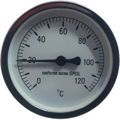 SCHLÄFER - 0930170 - immersion axiale 1/2'' - 0-120°C - Thermomètre - Publicité SCHLÄFER - 0930170 - immersion axiale 1/2'' - 0-120°C - Thermomètre - Publicité