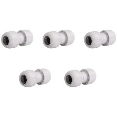 Hep2o Wavin Raccord Droit 10mm Hd1/10w Pour Tube Polybutylène 23mm 1 Pièce Lot De 5 - Publicité Hep2o Wavin Raccord Droit 10mm Hd1/10w Pour Tube Polybutylène 23mm 1 Pièce Lot De 5 - Publicité