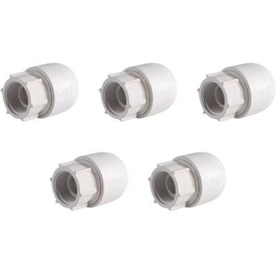Hep2o Wavin Raccord Robinet Titan 22mm Hd26b/22w À Sertir Pour Tube 2 Pièces Lot De 5 - Publicité Hep2o Wavin Raccord Robinet Titan 22mm Hd26b/22w À Sertir Pour Tube 2 Pièces Lot De 5 - Publicité