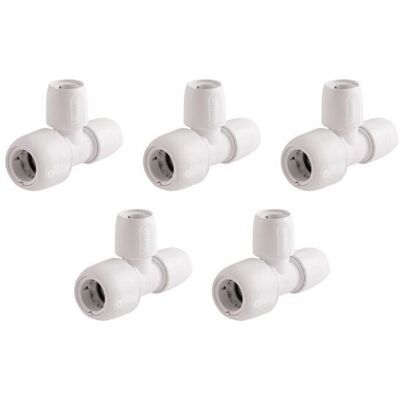 Hep2o Wavin Té Réduit Extrémité 22mm Hd14/22w Pour Tube Polybutylène 90° Lot De 5 - Publicité Hep2o Wavin Té Réduit Extrémité 22mm Hd14/22w Pour Tube Polybutylène 90° Lot De 5 - Publicité