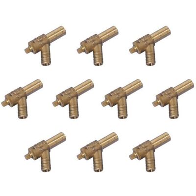 Wavin Robinet De Vidange 15mm Laiton Hep2o Hx32/15gy Lot De 10 - Publicité Wavin Robinet De Vidange 15mm Laiton Hep2o Hx32/15gy Lot De 10 - Publicité