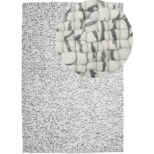 Tapis en feutre de laine gris clair 160x230cm - Tapis - Publicité Tapis en feutre de laine gris clair 160x230cm - Tapis - Publicité