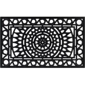 vidaXL Tapis de porte Rectangulaire 45x75 cm Caoutchouc Noir - Tapis d'entrée - Publicité vidaXL Tapis de porte Rectangulaire 45x75 cm Caoutchouc Noir - Tapis d'entrée - Publicité