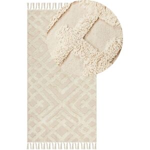Tapis en Coton Beliani - Motif Géométrique - 80x150cm - Publicité Tapis en Coton Beliani - Motif Géométrique - 80x150cm - Publicité