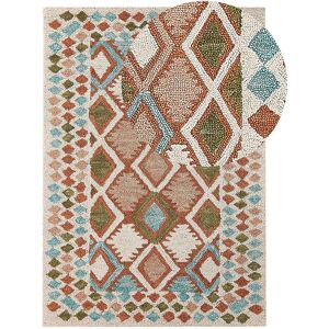 Tapis en Laine Beliani - Motif Géométrique Multicolore - 160x230cm - Publicité Tapis en Laine Beliani - Motif Géométrique Multicolore - 160x230cm - Publicité