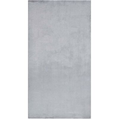 Tapis en Poil de Lapin Fausse - Gris - Tapis - Publicité Tapis en Poil de Lapin Fausse - Gris - Tapis - Publicité