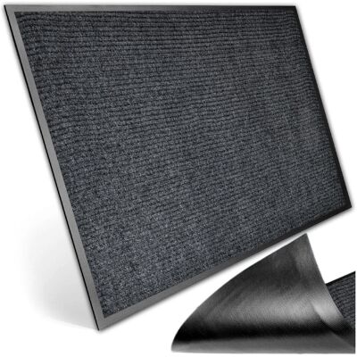 Sans Marque Paillasson Susana, Gris, 60 X 90 Cm - Publicité Sans Marque Paillasson Susana, Gris, 60 X 90 Cm - Publicité