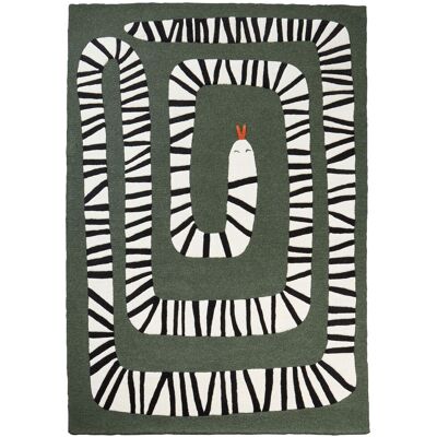 Tapis en Laine avec Motif de Serpent - Tapis - Publicité Tapis en Laine avec Motif de Serpent - Tapis - Publicité