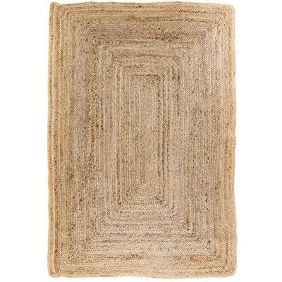 Sans Marque Tapis Bombay 90x60 Cm, Jute Naturel - Publicité Sans Marque Tapis Bombay 90x60 Cm, Jute Naturel - Publicité