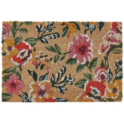 Beliani Tapis d'entrée Multicolore Motif Floral Moderne Intérieur - Tapis d'entrée - Publicité Beliani Tapis d'entrée Multicolore Motif Floral Moderne Intérieur - Tapis d'entrée - Publicité