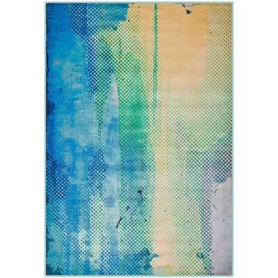 Tapis aquarelle multicolore Beliani 160x230cm - Publicité Tapis aquarelle multicolore Beliani 160x230cm - Publicité
