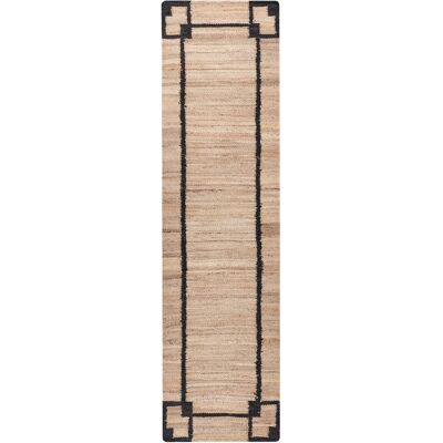 Beliani Tapis Rectangulaire Tissé Avec Motif 80 X 300 Cm Style Rustique Salon Chambre Be - Publicité Beliani Tapis Rectangulaire Tissé Avec Motif 80 X 300 Cm Style Rustique Salon Chambre Be - Publicité