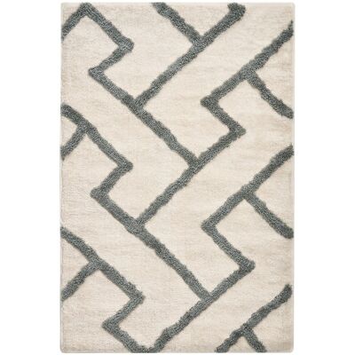 Beliani Tapis De Bain Moderne En Tissu 60 X 90 Cm Rectangulaire Motif Géométrique Access - Publicité Beliani Tapis De Bain Moderne En Tissu 60 X 90 Cm Rectangulaire Motif Géométrique Access - Publicité