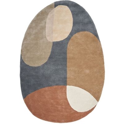 Beliani Tapis En Viscose Moderne Fait Main 160 X 230 Cm Multicolore Kafar - Publicité Beliani Tapis En Viscose Moderne Fait Main 160 X 230 Cm Multicolore Kafar - Publicité