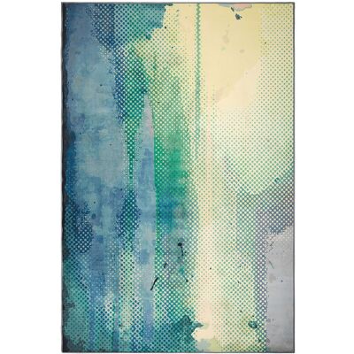Tapis Moderne Multicolore en Tissu 140 x 200 cm - Tapis - Publicité Tapis Moderne Multicolore en Tissu 140 x 200 cm - Tapis - Publicité