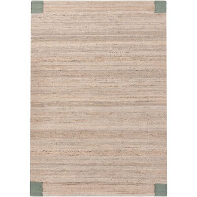 Beliani Tapis Rectangulaire Tissé En Jute 160 X 230 Cm Style Rustique Salon Chambre Beig - Publicité Beliani Tapis Rectangulaire Tissé En Jute 160 X 230 Cm Style Rustique Salon Chambre Beig - Publicité