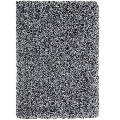 Beliani - Tapis Shaggy Long Poil Noir et Blanc 200x300 - Tapis - Publicité Beliani - Tapis Shaggy Long Poil Noir et Blanc 200x300 - Tapis - Publicité