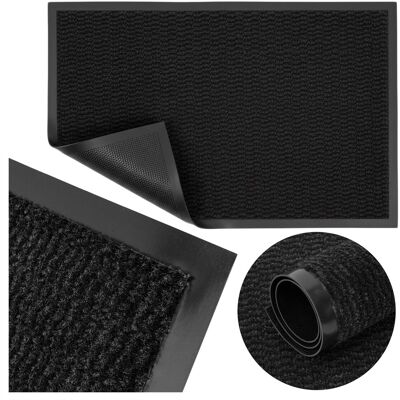 Sans Marque Tapis D'Entrée 60x90 Cm Eliana Gris - Publicité Sans Marque Tapis D'Entrée 60x90 Cm Eliana Gris - Publicité