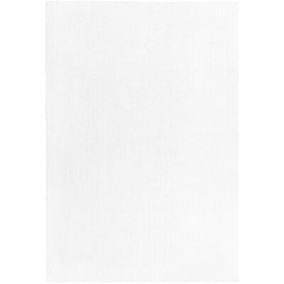 Beliani - Tapis Poil Long - Demre - 140 X 200 Cm, En Polyester Et Coton, Blanc - Publicité Beliani - Tapis Poil Long - Demre - 140 X 200 Cm, En Polyester Et Coton, Blanc - Publicité
