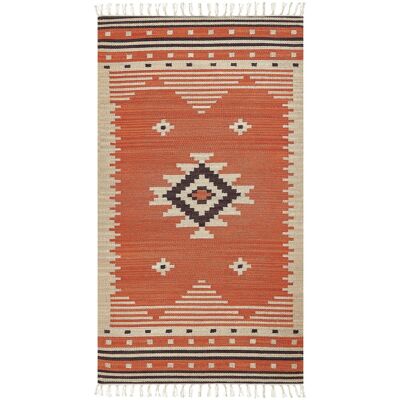 Beliani Tapis Kilim Avec Motif Géométrique 80 X 150 Cm En Coton Multicolore Gavar - Publicité Beliani Tapis Kilim Avec Motif Géométrique 80 X 150 Cm En Coton Multicolore Gavar - Publicité