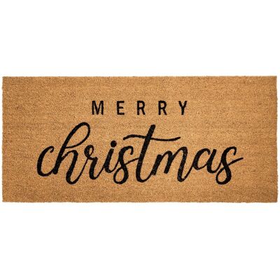 Beliani Paillasson De Bienvenue En Fibre De Coco 55 X 120 Cm Motif Joyeux Noël Antidérap - Publicité Beliani Paillasson De Bienvenue En Fibre De Coco 55 X 120 Cm Motif Joyeux Noël Antidérap - Publicité