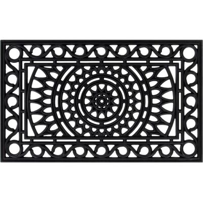 vidaXL Tapis de porte Rectangulaire 45x75 cm Caoutchouc Noir - Tapis d'entrée - Publicité vidaXL Tapis de porte Rectangulaire 45x75 cm Caoutchouc Noir - Tapis d'entrée - Publicité