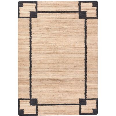 Beliani Tapis Rectangulaire Tissé Avec Motif 160 X 230 Cm Style Rustique Salon Chambre B - Publicité Beliani Tapis Rectangulaire Tissé Avec Motif 160 X 230 Cm Style Rustique Salon Chambre B - Publicité