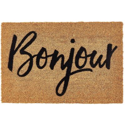 Paillasson Naturel en Coir Beliani - Tapis Rectangulaire Intérieur - Publicité Paillasson Naturel en Coir Beliani - Tapis Rectangulaire Intérieur - Publicité