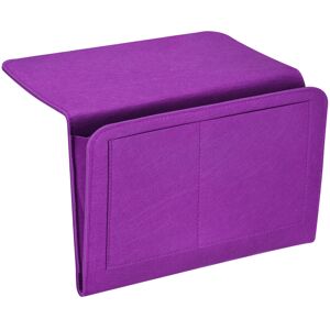 Uxcell 13\" Feutre Chevet Organisateur, Lit Pendaison Caddie Canapé Pour Magazine Violet - Publicité Uxcell 13\" Feutre Chevet Organisateur, Lit Pendaison Caddie Canapé Pour Magazine Violet - Publicité