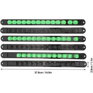 Sans Marque/générique 6pcs Porte-Douille Organisateur Clip Pivotant 360° Noir Abs Pratique Rangement O - Publicité Sans Marque/générique 6pcs Porte-Douille Organisateur Clip Pivotant 360° Noir Abs Pratique Rangement O - Publicité