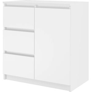 Sans Marque Commode Malwa 1d3s Blanc - Publicité Sans Marque Commode Malwa 1d3s Blanc - Publicité