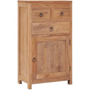 Bois De Teck Massif Buffet 50x30x90 Cm Armoire Meuble De Rangement Vidaxl - Publicité Bois De Teck Massif Buffet 50x30x90 Cm Armoire Meuble De Rangement Vidaxl - Publicité