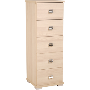 Liberoshopping Commode En Bois Avec 5 Tiroirs 32x91h Cm Chêne - Publicité Liberoshopping Commode En Bois Avec 5 Tiroirs 32x91h Cm Chêne - Publicité