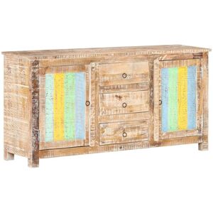VIDAXL - Credenza 151x40x75 cm en Legno Grezzo di Acacia - Buffet - Publicité VIDAXL - Credenza 151x40x75 cm en Legno Grezzo di Acacia - Buffet - Publicité