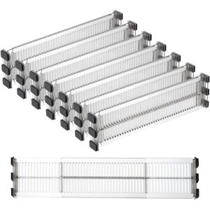 Uxcell Organisateur Tiroir Extensible 8 Pièces 3,1cm Haut 27,4-50,8cm Clair Noir - Publicité Uxcell Organisateur Tiroir Extensible 8 Pièces 3,1cm Haut 27,4-50,8cm Clair Noir - Publicité