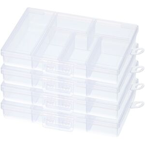 Uxcell 4 Pièces Pour Organisateur À Charmes 6 Cases Transparent 4,7x3,4x1 Cm - Publicité Uxcell 4 Pièces Pour Organisateur À Charmes 6 Cases Transparent 4,7x3,4x1 Cm - Publicité