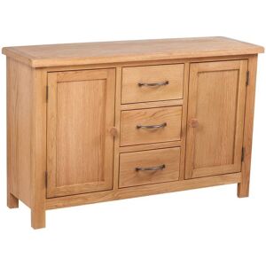 Buffet Avec 3 Tiroirs Chêne Bahut Commode Armoire Meuble De Rangement Vidaxl - Publicité Buffet Avec 3 Tiroirs Chêne Bahut Commode Armoire Meuble De Rangement Vidaxl - Publicité