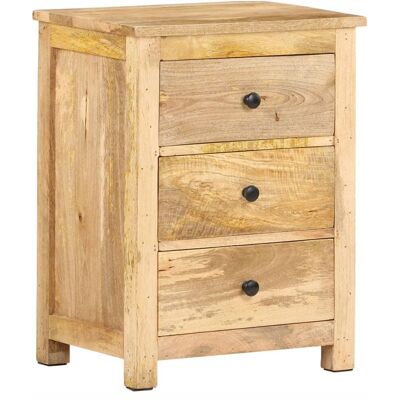 Bois De Manguier Massif Table De Chevet Table De Nuit Armoire Chambre Vidaxl - Publicité Bois De Manguier Massif Table De Chevet Table De Nuit Armoire Chambre Vidaxl - Publicité