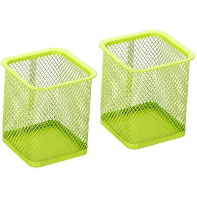 Uxcell Maille Stylo Porte, 2 Set Crayon Porte Crayon Basket Stylo Tasse Casier Organ - Publicité Uxcell Maille Stylo Porte, 2 Set Crayon Porte Crayon Basket Stylo Tasse Casier Organ - Publicité