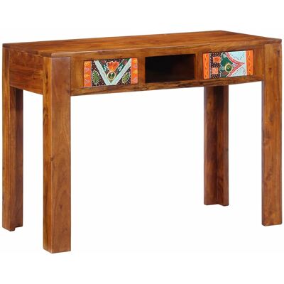 Bureau en Bois Vidaxl - Rustique en Acacia Massif - 100x50x75 cm - Bureau - Publicité Bureau en Bois Vidaxl - Rustique en Acacia Massif - 100x50x75 cm - Bureau - Publicité