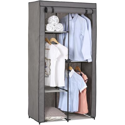 Idimex Adam Armoire en tissu - Wardrobe - Publicité Idimex Adam Armoire en tissu - Wardrobe - Publicité