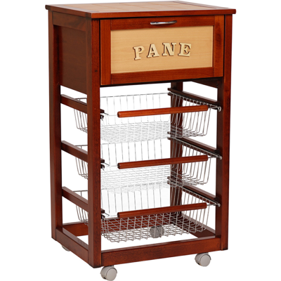 LIBEROSHOPPING Chariot de cuisine en bois de hêtre avec dessus en céramique - Chariot de cuisine - Publicité LIBEROSHOPPING Chariot de cuisine en bois de hêtre avec dessus en céramique - Chariot de cuisine - Publicité
