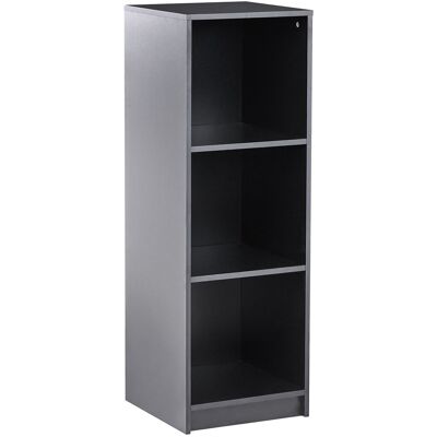 Beliani Bibliothèque Minimaliste À 3 Étagères En Aggloméré 40 X 40 Cm Finition Mate Noir - Publicité Beliani Bibliothèque Minimaliste À 3 Étagères En Aggloméré 40 X 40 Cm Finition Mate Noir - Publicité