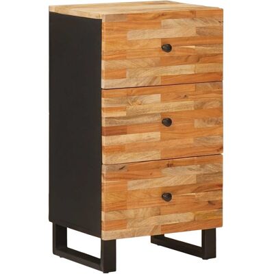 Meuble D'Appoint Marron 40 X 33 X 75 Cm Bois De Mangue Massif Vidaxl - Publicité Meuble D'Appoint Marron 40 X 33 X 75 Cm Bois De Mangue Massif Vidaxl - Publicité