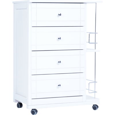 LIBEROSHOPPING - GIADA - Blanc - Chariot avec tiroirs - Publicité LIBEROSHOPPING - GIADA - Blanc - Chariot avec tiroirs - Publicité