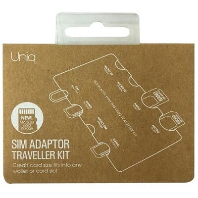 Uniq Traveller Kit 7en1 Organisateur - SIM & microSD - Publicité Uniq Traveller Kit 7en1 Organisateur - SIM & microSD - Publicité